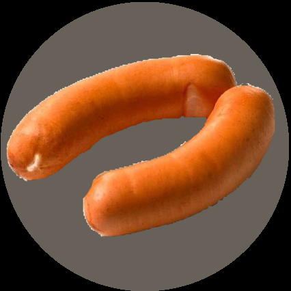 1 pair Stumpen 2*160 g Beef Pork
